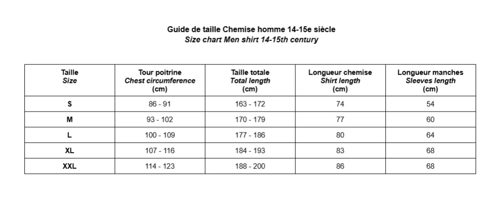 Size chart chemise H 14-15e.webp